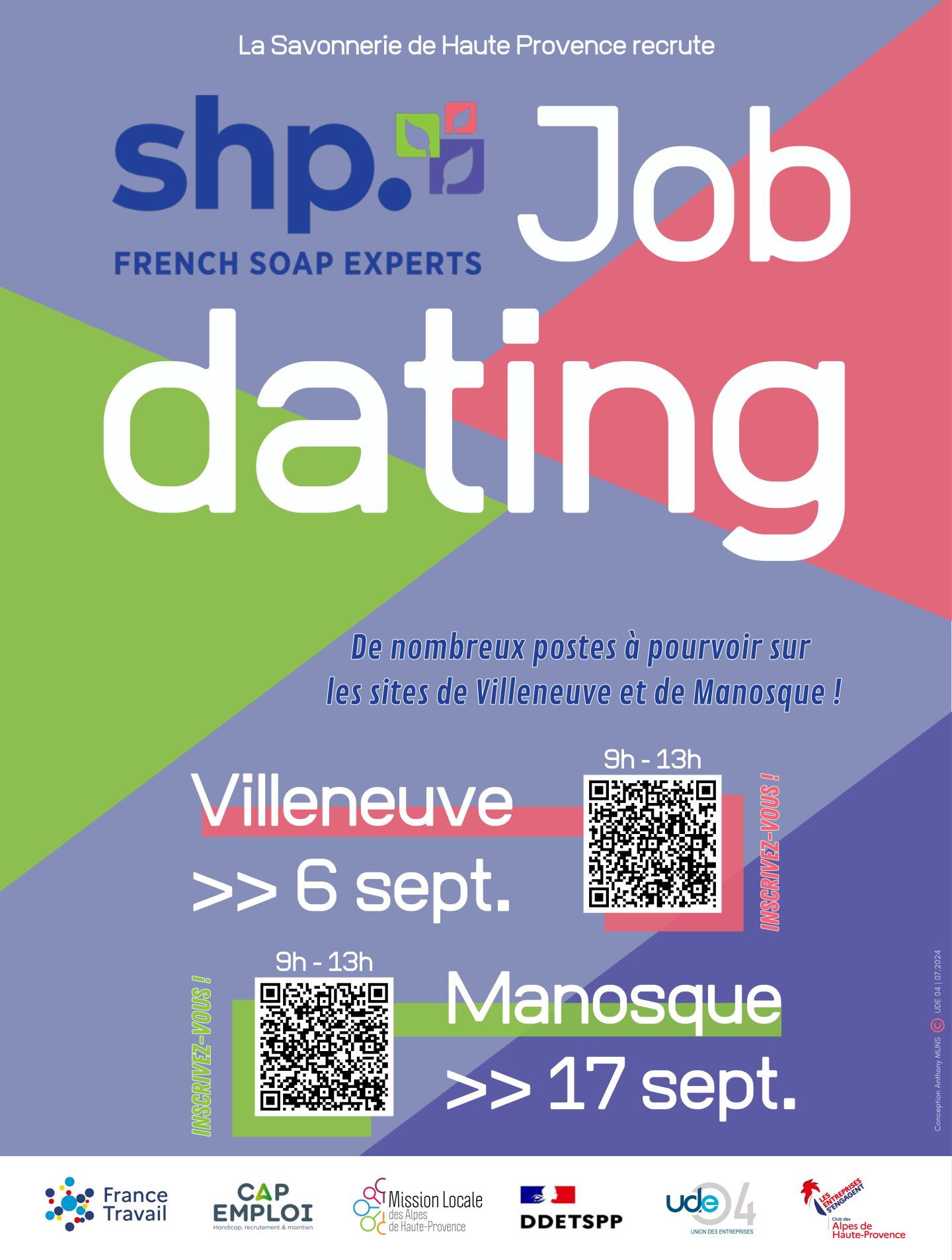 Affiche job dating SHP